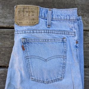 Orange Tab 90's Vintage Levi's 505 Jeans 32x34